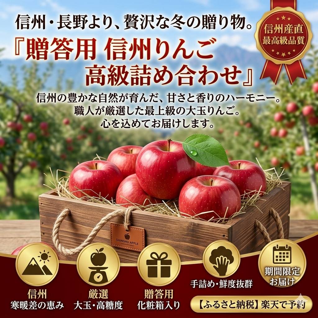 ふるさと納税 信州りんご 商品画像